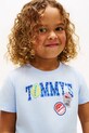 Tommy Hilfiger T-shirt dziecięcy bawełniany KG0KG09122.98.116.PPY2 niebieski