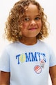 Tommy Hilfiger T-shirt dziecięcy bawełniany KG0KG09122.98.116.PPY2 niebieski