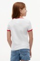 Dziewczynka Tommy Hilfiger t-shirt dziecięcy bawełniany KG0KG09124.116.122.PPY2 biały