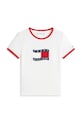 Tommy Hilfiger T-shirt dziecięcy bawełniany KG0KG09124.128.176.PPY2 biały SS26