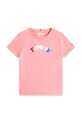 Tommy Hilfiger T-shirt dziecięcy bawełniany KG0KG09246.128.176.PPY2 różowy SS26