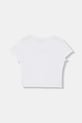 Patrizia Pepe gyerek póló J051 7M0999 fehér SS26