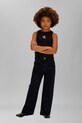 DÍVKA Calvin Klein Jeans top dětský bavlněný LVCKSJB10G.128.176.PPY2 černá