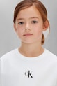 Calvin Klein Jeans tričko dětské bavlněné LVCKSJA16G.128.176.PPY2 bílá