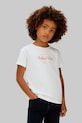 Calvin Klein Jeans tričko dětské bavlněné bílá LVCKSJA25G.128.176.PPY2