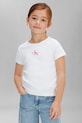 Calvin Klein Jeans tričko dětské bavlněné bílá LVCKSJB11G.128.176.PPY2