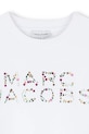 Djevojčice Dječja pamučna majica kratkih rukava Marc Jacobs W60746.102.108 bijela