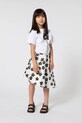 Dječja pamučna majica kratkih rukava Marc Jacobs print bijela W60735.156