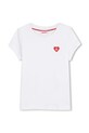 Detské bavlnené tričko HUGO nášivka biela G01047.156.162