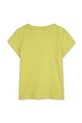 Detské bavlnené tričko HUGO G01047.156.162 žltá SS26