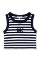 Michael Kors top za djecu od pamuka R30609.156 mornarsko plava SS26