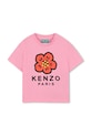 Detské bavlnené tričko Kenzo Kids bavlna ružová K61818.71.81