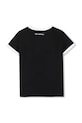 Detské tričko Karl Lagerfeld Z31154.114.150 čierna SS26