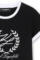 Dievča Detské tričko Karl Lagerfeld Z31154.114.150 čierna