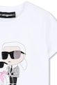 Detské tričko Karl Lagerfeld biela Z31157.86.108