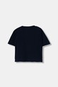 Guess t-shirt dziecięcy bawełniany J6GI00.K6YW4.PPY2.M granatowy SS26