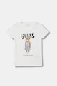 Guess t-shirt dziecięcy z elastanem biały J6GI04.K6YW4.PPY2.M