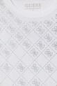 Dziewczynka Guess t-shirt dziecięcy bawełniany z elastanem J6GI05.K6YW4.PPY2.M biały