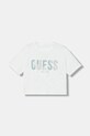 Guess t-shirt dziecięcy aplikacja niebieski J6GI07.K6YW4.PPY2.M