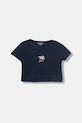 Guess t-shirt dziecięcy bawełniany z elastanem granatowy J6GI10.K6YW4.PPY2.M