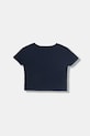 Guess t-shirt dziecięcy bawełniany z elastanem J6GI10.K6YW4.PPY2.M granatowy SS26