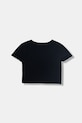 Guess tricou pentru copii bumbac cu elastan J6GI10.K6YW4.PPY2.M negru SS26