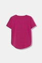 Guess t-shirt bawełniany dziecięcy J6GI13.K6YW4.PPY2.M różowy SS26