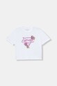 Guess T-shirt dziecięcy bawełniany z elastanem biały J6GI15.K6YW4.PPY2.M