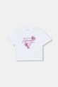 Guess T-shirt dziecięcy bawełniany z elastanem biały J6GI15.K6YW4.PPY2.M