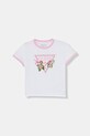 Guess t-shirt dziecięcy bawełniany z elastanem biały J6GI23.K6YW4.PPY2.M