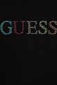 Dziewczynka Guess t-shirt dziecięcy bawełniany z elastanem J6GI33.J1314.PPY2.M czarny