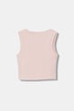 Guess crop top dziecięcy z wiskozy J6GI36.K8RT2.PPY2.M różowy SS26