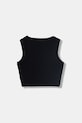 Guess crop top dziecięcy z wiskozy J6GI36.K8RT2.PPY2.M czarny SS26