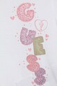 Dziewczynka Guess t-shirt dziecięcy bawełniany z elastanem K6GI05.K6YW4.PPY2.M biały