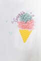 Dziewczynka Guess t-shirt niemowlęcy K6GI14.K6YW4.PPY2.M biały