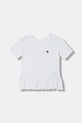 Guess t-shirt dziecięcy bawełniany z elastanem biały K6GI21.K6YW4.PPY2.M