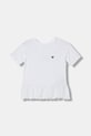 Guess t-shirt dziecięcy bawełniany z elastanem biały K6GI21.K6YW4.PPY2.M
