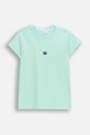 Detské tričko Coccodrillo s elastanom tyrkysová WC6143223VGA