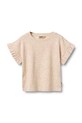 Wheat t-shirt basic dziecięcy bawełniany różowy 0087.138.GOTS