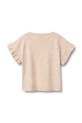 Wheat t-shirt basic dziecięcy bawełniany 0087.138.GOTS różowy SS26