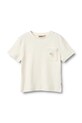 Wheat t-shirt dziecięcy bawełniany biały 0114.010.GOTS