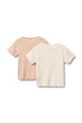 Wheat t-shirt dziecięcy bawełniany 2-pack 0132.178a.GOTS różowy SS26