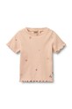 Wheat t-shirt dziecięcy bawełniany 2-pack różowy 0132.178a.GOTS