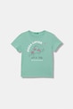 United Colors of Benetton t-shirt παιδικό βαμβακερό πράσινο 3096C10SG.G.Stagionale