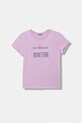 United Colors of Benetton majica za djecu od pamuka ljubičasta 3I1XC10S6.G.Stagionale