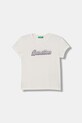 United Colors of Benetton tričko detské bavlnené béžová 3I1XC10S6.G.Stagionale