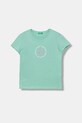 United Colors of Benetton majica za djecu od pamuka tirkizna 3I1XC10S6.G.Stagionale