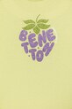 Dziewczynka United Colors of Benetton t-shirt dziecięcy bawełniany 3I1XC10S6.G.Stagionale zielony