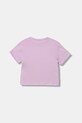 United Colors of Benetton detské bavlnené tričko 3I1XC10SF.G.Stagionale fialová SS26