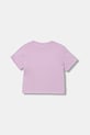 United Colors of Benetton detské bavlnené tričko 3I1XC10SF.G.Stagionale fialová SS26